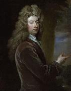 William Congreve oil painting by Sir Godfrey Kneller, Bt oil painting on canvas